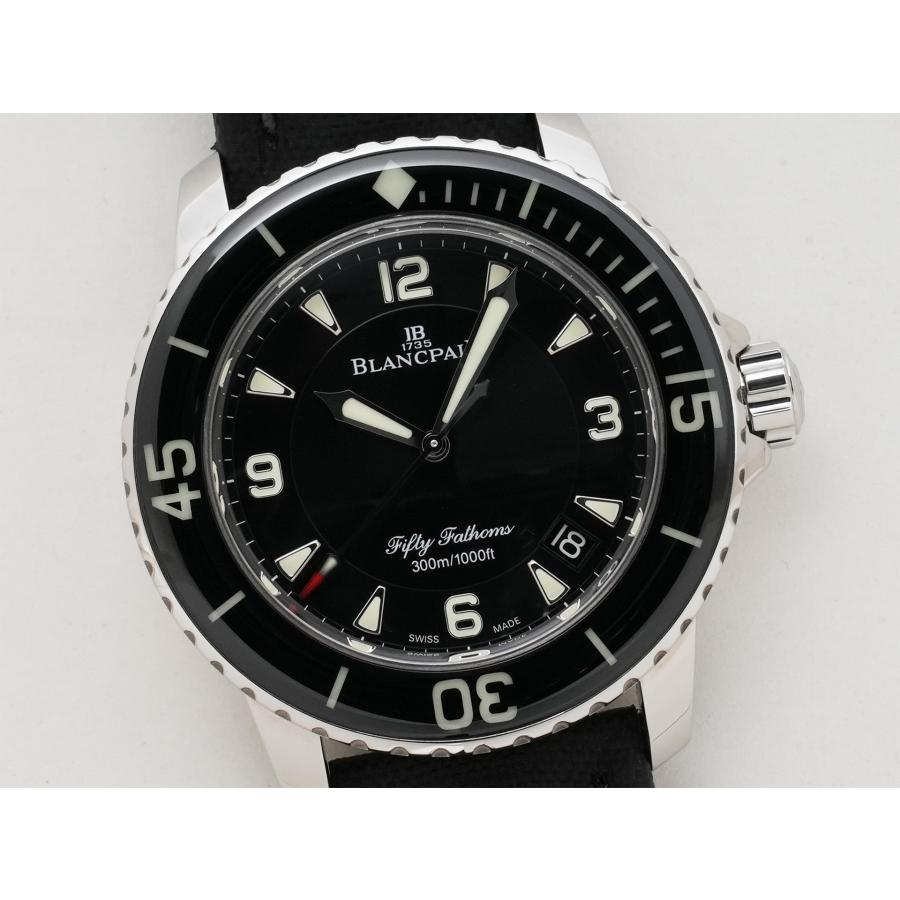 ブランパン フィフティ ファゾムス オートマティック Ref.5015-1130-52A SS ブラック文字盤 | BLANCPAIN | 02