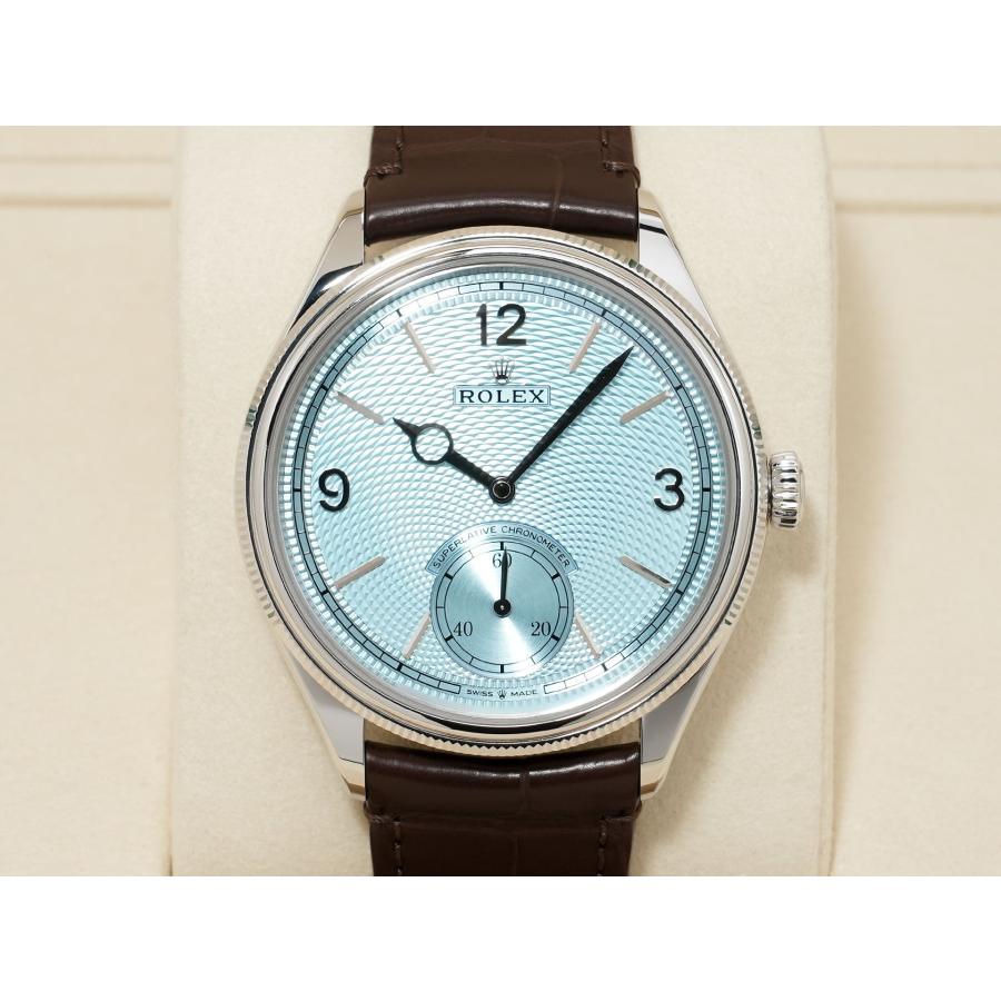 ロレックス 1908 Ref.52506 プラチナ アイスブルー文字盤 革ベルト | ROLEX | 01