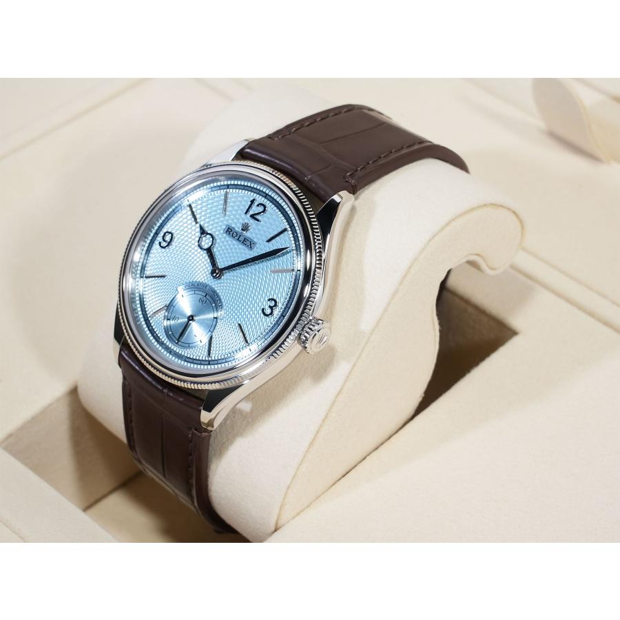 ロレックス 1908 Ref.52506 プラチナ アイスブルー文字盤 革ベルト | ROLEX | 04