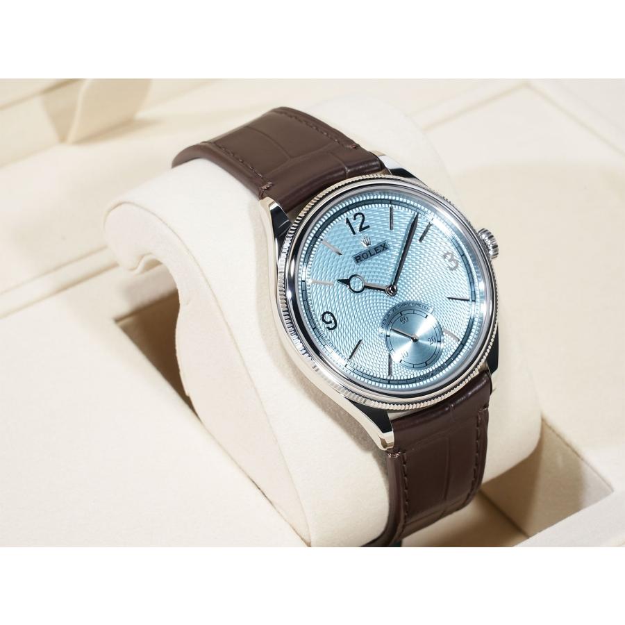 ロレックス 1908 Ref.52506 プラチナ アイスブルー文字盤 革ベルト | ROLEX | 05