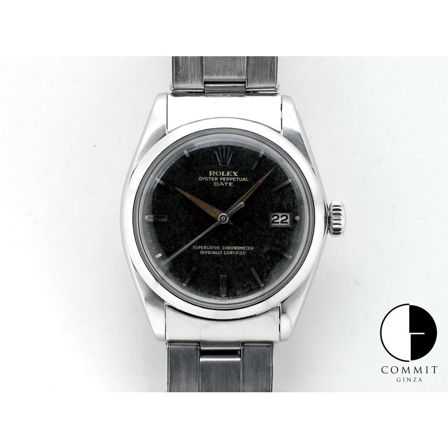 ロレックス オイスターパーペチュアル デイト Ref.1500 ステンレススチール トロピカルミラー文字盤 | オイスター パーペチュアル