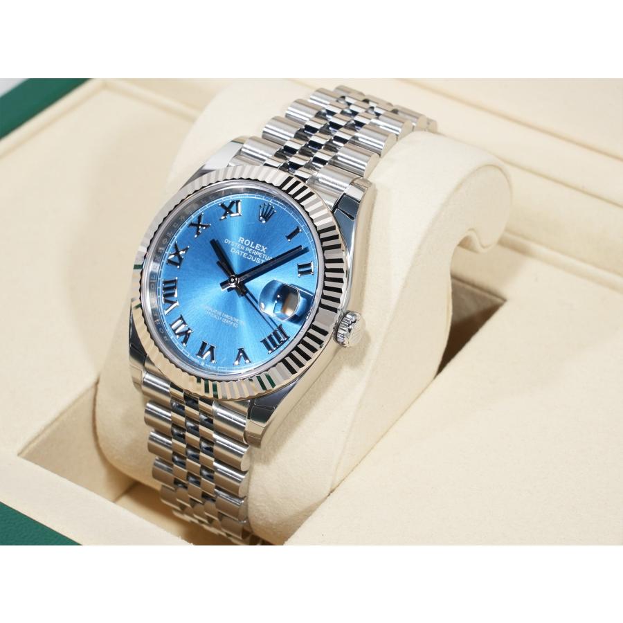 ロレックス デイトジャスト41 Ref.126334 アズーロブルー文字盤 ジュビリーブレスレット | デイトジャスト | 03