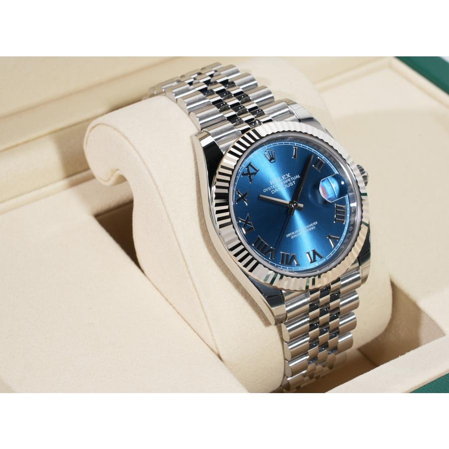 ロレックス デイトジャスト41 Ref.126334 アズーロブルー文字盤 ジュビリーブレスレット | デイトジャスト | 04