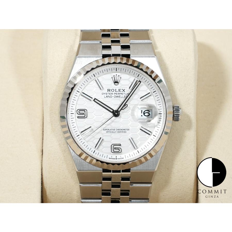 ロレックス ランドドゥエラー Ref.127234 ステンレススチール/ホワイトゴールド ホワイト文字盤 ジュビリーブレスレット | ROLEX