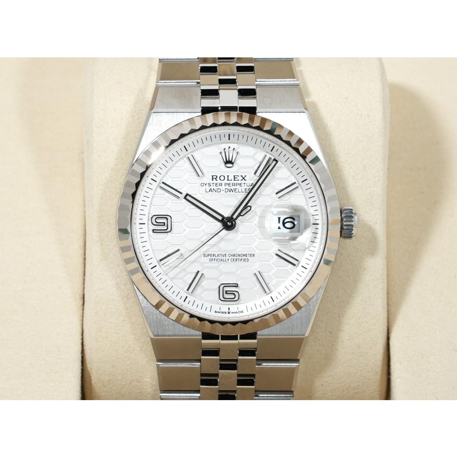 ロレックス ランドドゥエラー Ref.127234 ステンレススチール/ホワイトゴールド ホワイト文字盤 ジュビリーブレスレット | ROLEX | 01