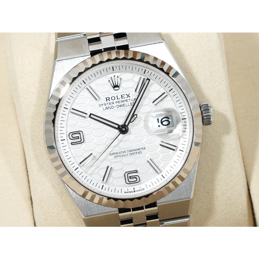 ロレックス ランドドゥエラー Ref.127234 ステンレススチール/ホワイトゴールド ホワイト文字盤 ジュビリーブレスレット | ROLEX | 02