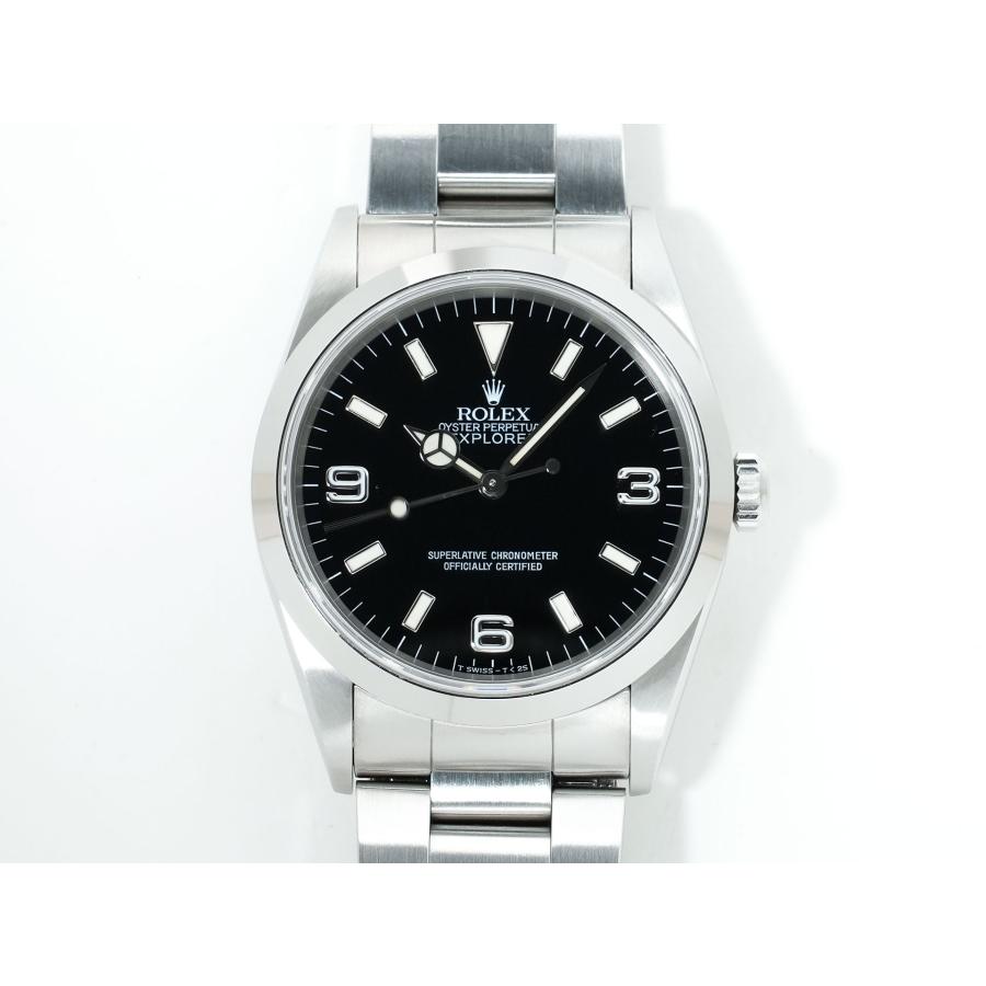 ロレックス エクスプローラーI Ref.14270 ステンレススチール ブラック文字盤 オイスターブレスレット | エクスプローラー（ROLEX） | 01