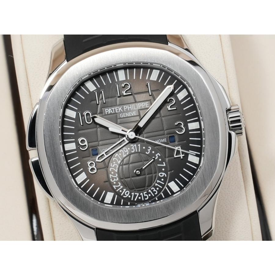 パテックフィリップ アクアノート トラベルタイム Ref.5164A-001 ステンレススチール ブラック文字盤 | アクアノート | 02