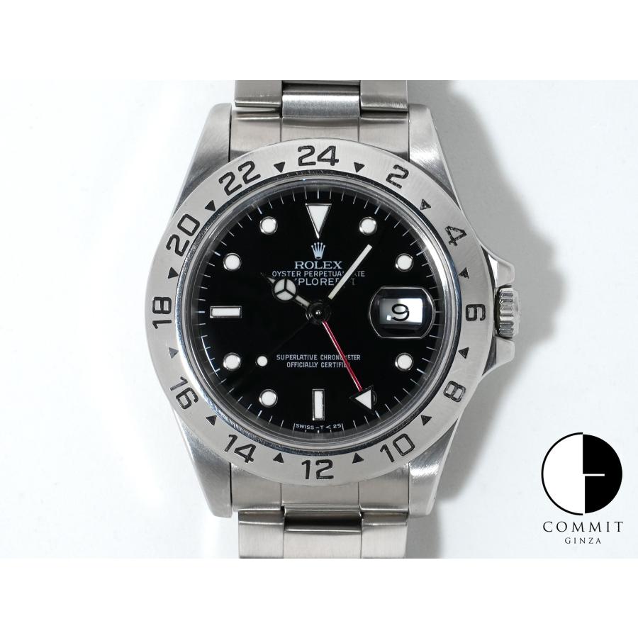 ロレックス エクスプローラーII Ref.16570 ステンレススチール ブラック文字盤 オイスターブレスレット | エクスプローラーII