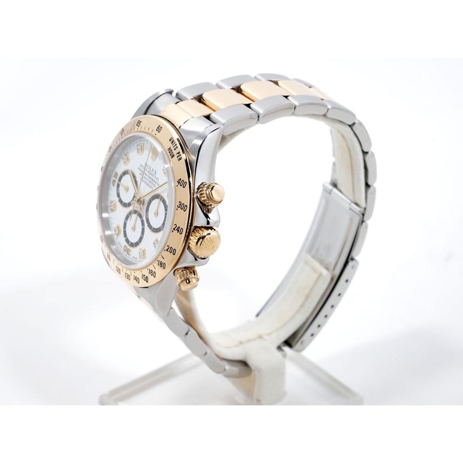 ロレックス デイトナ エルプリメロ Ref.16523G ステンレススチール/イエローゴールド ホワイト×8Pダイヤ文字盤 | コスモグラフ デイトナ | 03