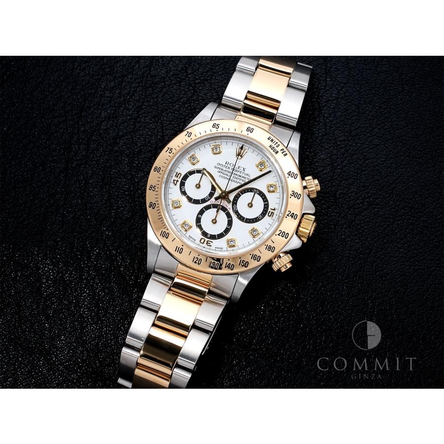 ロレックス デイトナ エルプリメロ Ref.16523G ステンレススチール/イエローゴールド ホワイト×8Pダイヤ文字盤 | コスモグラフ デイトナ | 09