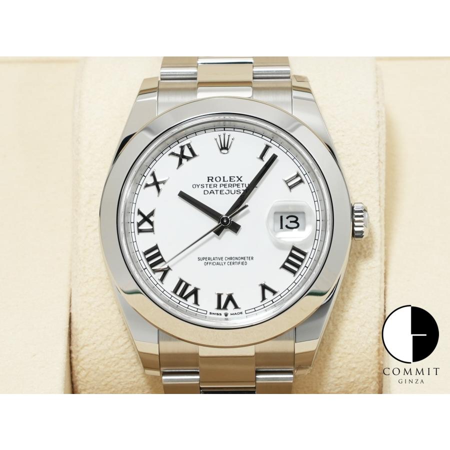 ロレックス デイトジャスト41 Ref.126300 ステンレススチール ホワイト文字盤 オイスターブレスレット | デイトジャスト