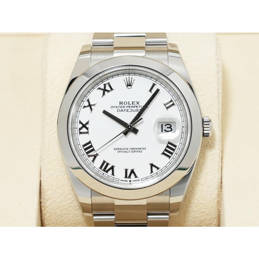 ロレックス デイトジャスト41 Ref.126300 ステンレススチール ホワイト文字盤 オイスターブレスレット | デイトジャスト | 01