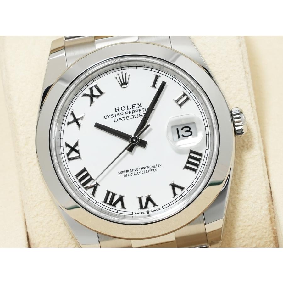 ロレックス デイトジャスト41 Ref.126300 ステンレススチール ホワイト文字盤 オイスターブレスレット | デイトジャスト | 02