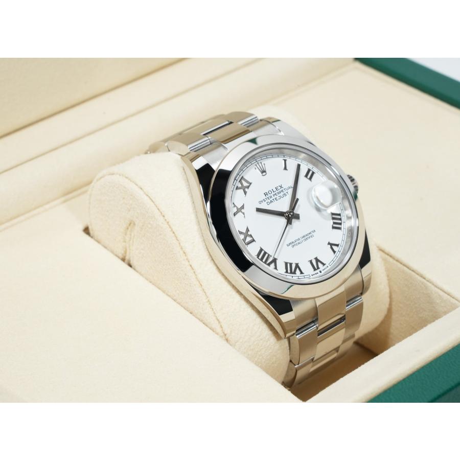 ロレックス デイトジャスト41 Ref.126300 ステンレススチール ホワイト文字盤 オイスターブレスレット | デイトジャスト | 04