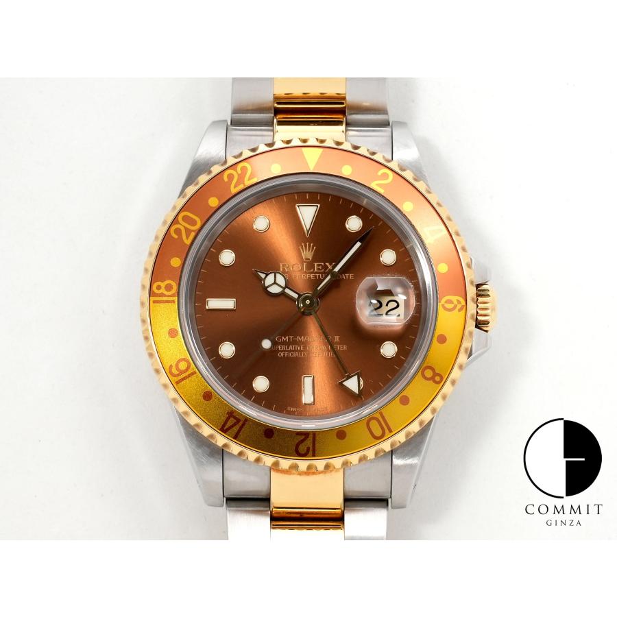 ロレックス GMTマスターII Ref.16713 ステンレススチール/イエローゴールド ブラウン文字盤 オイスターブレスレット | GMTマスター