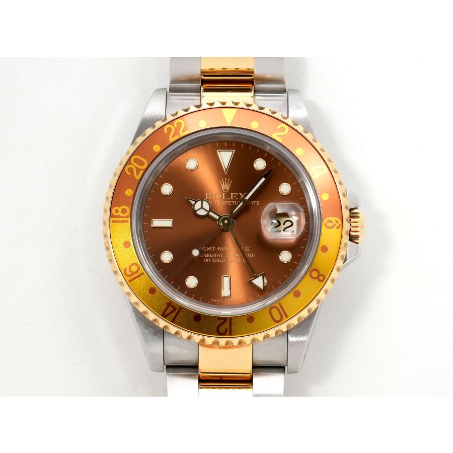 ロレックス GMTマスターII Ref.16713 ステンレススチール/イエローゴールド ブラウン文字盤 オイスターブレスレット | GMTマスター | 01