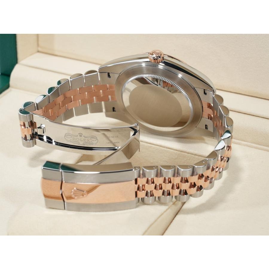 ロレックス デイトジャスト41 Ref.126331 ステンレススチール/エバーローズゴールド サンダスト文字盤 ジュビリーブレスレット | デイトジャスト | 06