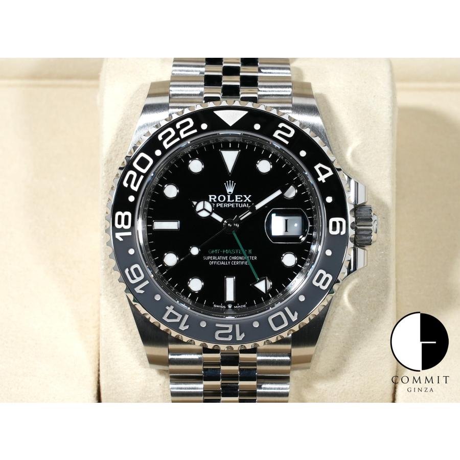 ロレックス GMTマスターII Ref.126710GRNR ステンレススチール ブラック文字盤 ジュビリーブレスレット | GMTマスター