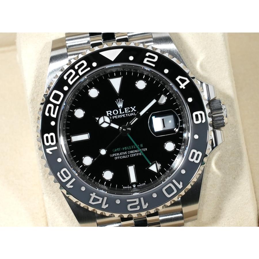 ロレックス GMTマスターII Ref.126710GRNR ステンレススチール ブラック文字盤 ジュビリーブレスレット | GMTマスター | 02