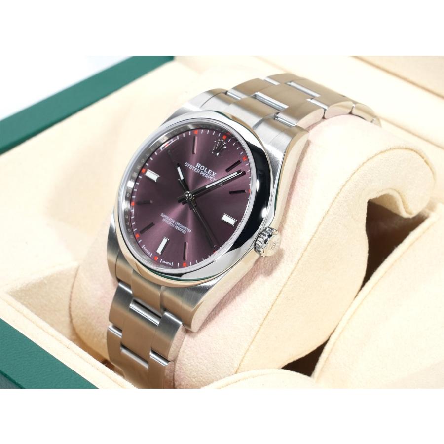ロレックス オイスターパーペチュアル39 Ref.114300 ステンレススチール レッドグレープ文字盤 | オイスター パーペチュアル | 03