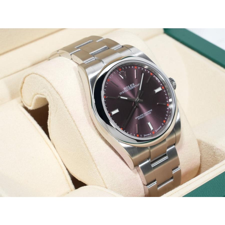 ロレックス オイスターパーペチュアル39 Ref.114300 ステンレススチール レッドグレープ文字盤 | オイスター パーペチュアル | 04