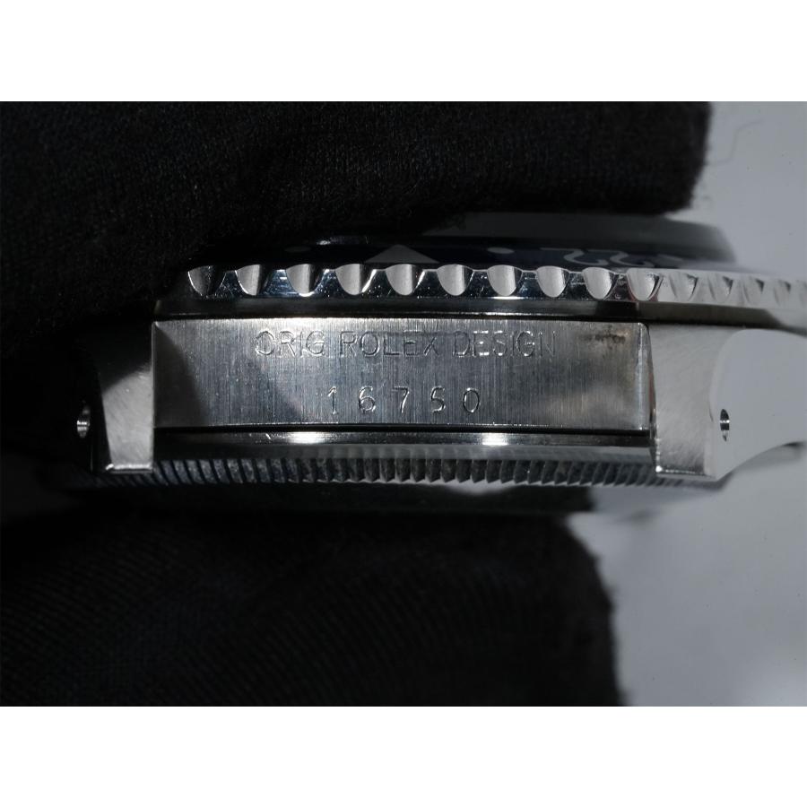 ロレックス GMTマスター Ref.16750 SS ブラック文字盤 | GMTマスター | 10