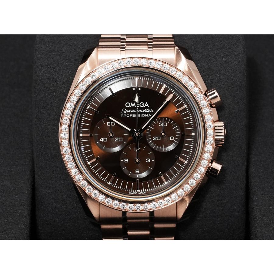 オメガ スピードマスター ムーンウォッチ プロ Ref.310.55.42.50.13.001 セドナゴールド ブラウン文字盤 | OMEGA | 01