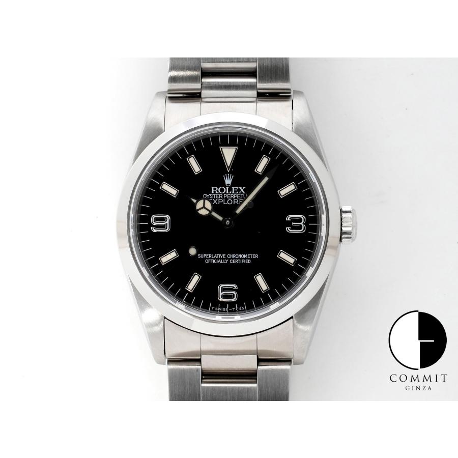 ロレックス エクスプローラーI Ref.14270 ステンレススチール ブラック文字盤 オイスターブレスレット | エクスプローラー（ROLEX）