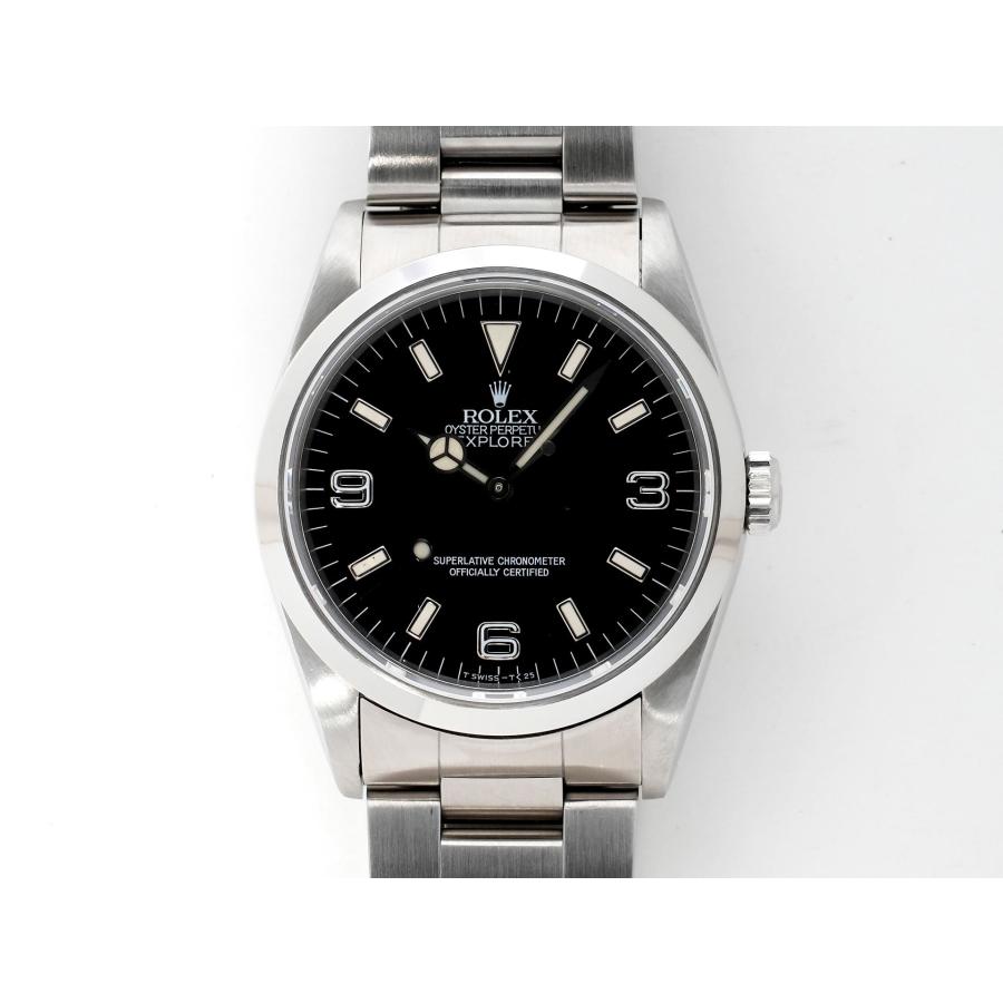 ロレックス エクスプローラーI Ref.14270 ステンレススチール ブラック文字盤 オイスターブレスレット | エクスプローラー（ROLEX） | 01