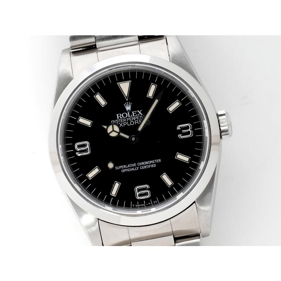 ロレックス エクスプローラーI Ref.14270 ステンレススチール ブラック文字盤 オイスターブレスレット | エクスプローラー（ROLEX） | 02