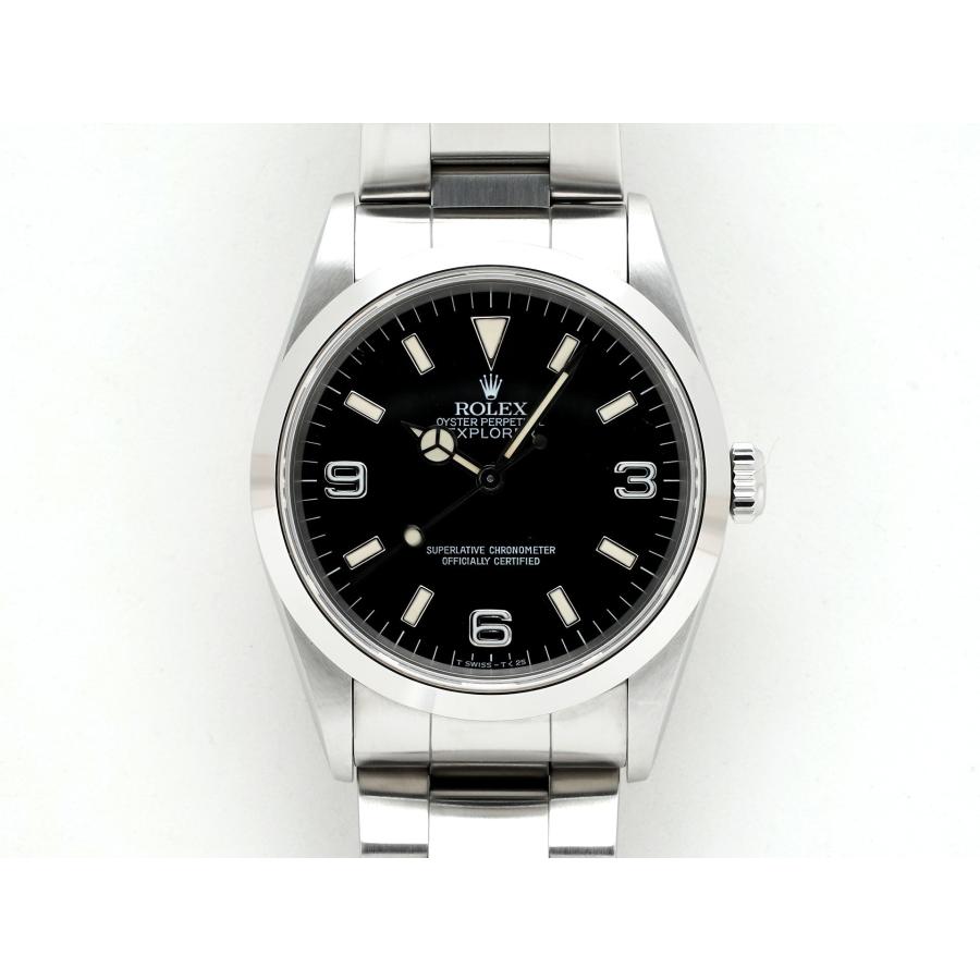 ロレックス エクスプローラーI Ref.14270 ステンレススチール ブラック文字盤 オイスターブレスレット | エクスプローラー（ROLEX） | 01