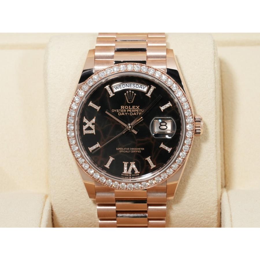 ロレックス デイデイト36 Ref.128345RBR エバーローズゴールド アイゼンキーゼル文字盤 | デイデイト | 01