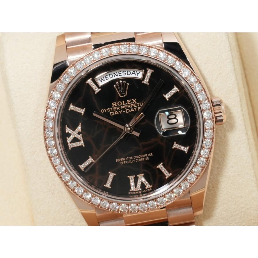 ロレックス デイデイト36 Ref.128345RBR エバーローズゴールド アイゼンキーゼル文字盤 | デイデイト | 02