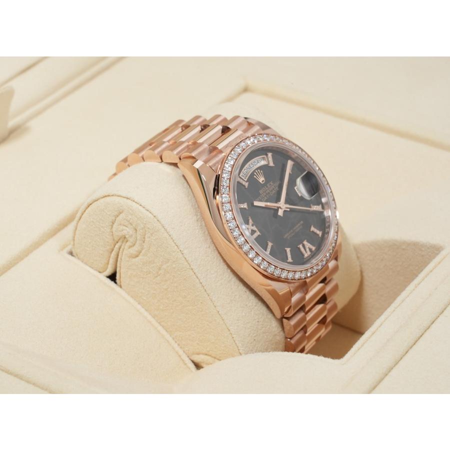 ロレックス デイデイト36 Ref.128345RBR エバーローズゴールド アイゼンキーゼル文字盤 | デイデイト | 04