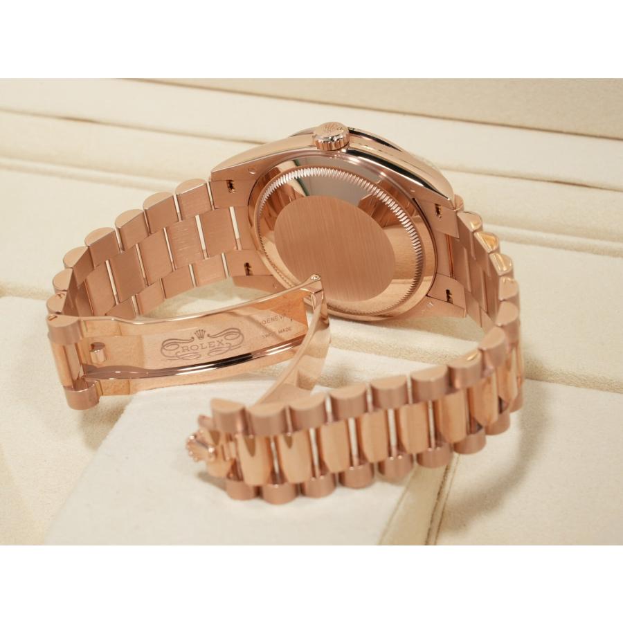 ロレックス デイデイト36 Ref.128345RBR エバーローズゴールド アイゼンキーゼル文字盤 | デイデイト | 07
