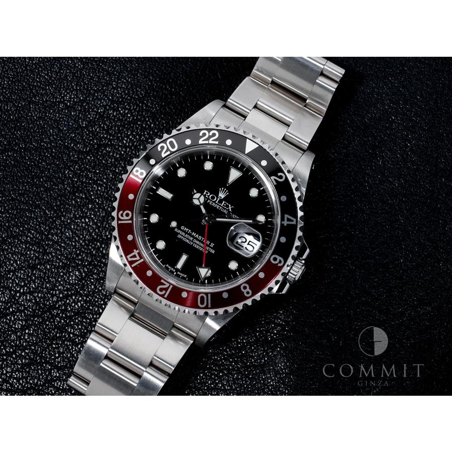 ロレックス GMTマスターII Ref.16710 ステンレススチール ブラック文字盤 オイスターブレスレット | GMTマスター | 10