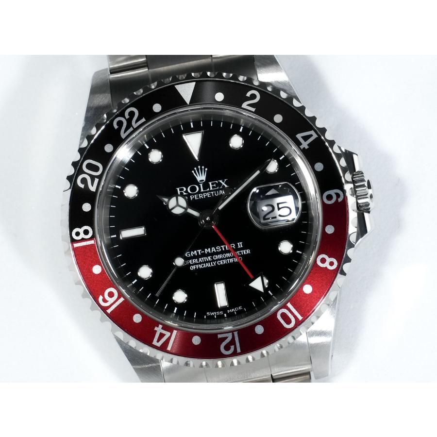 ロレックス GMTマスターII Ref.16710 ステンレススチール ブラック文字盤 オイスターブレスレット | GMTマスター | 02
