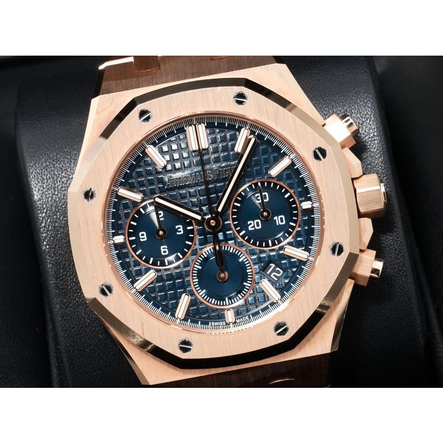 オーデマピゲ ロイヤルオーク クロノグラフ Ref.26715OR.OO.1356OR.01 ピンクゴールド ナイトブルー文字盤 | ロイヤルオーク | 02