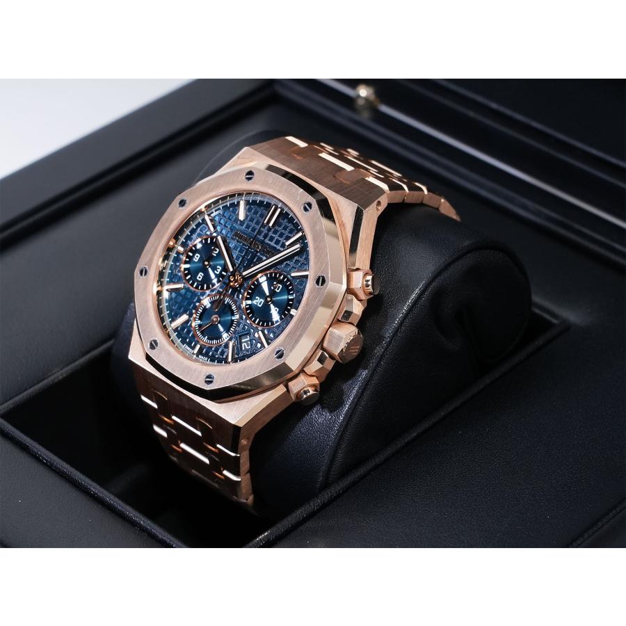 オーデマピゲ ロイヤルオーク クロノグラフ Ref.26715OR.OO.1356OR.01 ピンクゴールド ナイトブルー文字盤 | ロイヤルオーク | 03