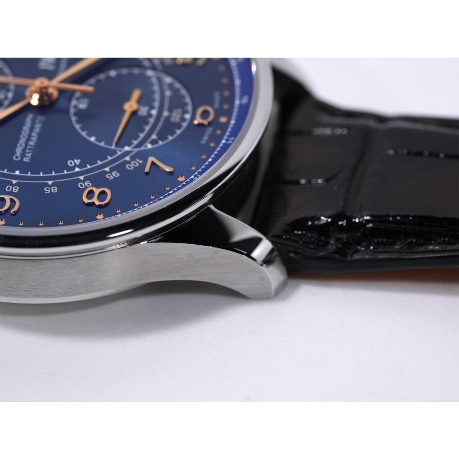 IWC ポルトギーゼ クロノグラフ ラトラパンテ ブティック ミラノ Ref.IW371222 SS ブルー文字盤 | IWC SCHAFFHAUSEN | 11