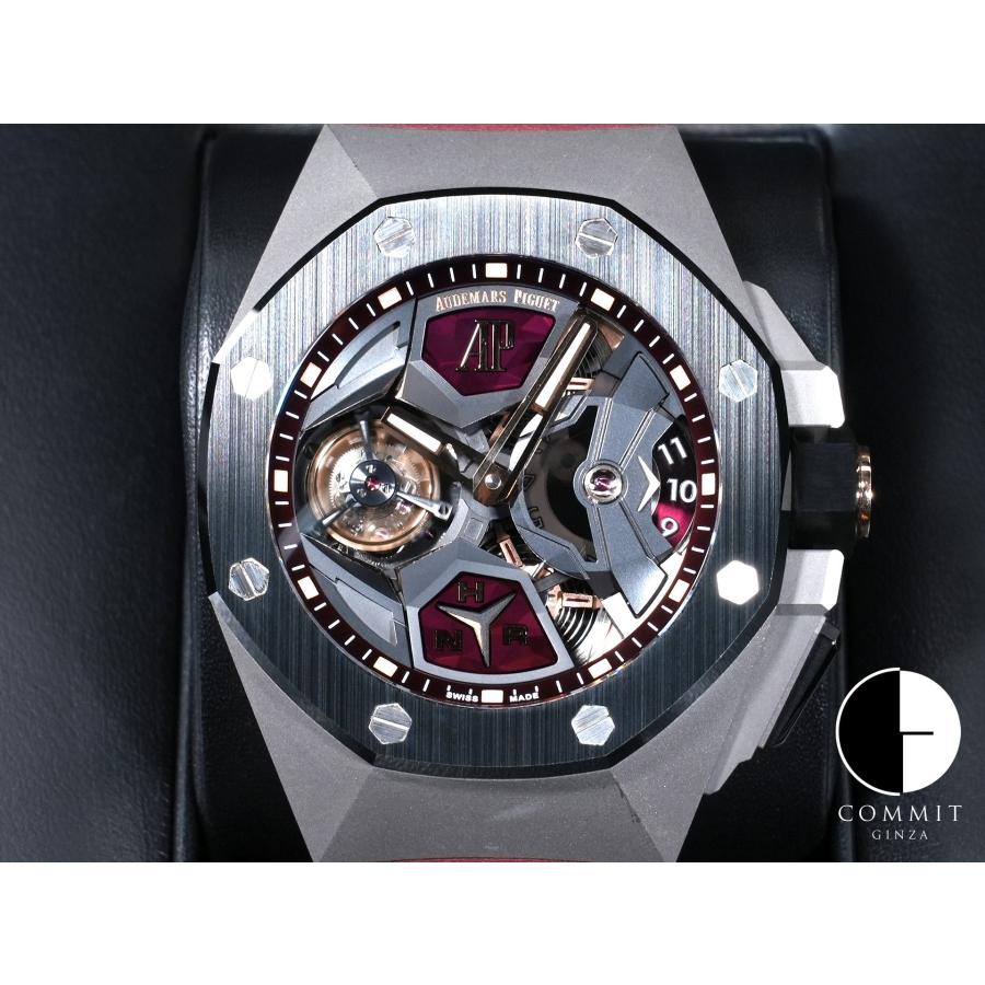 オーデマピゲ ロイヤルオーク コンセプト フライング トゥールビヨン GMT Ref.26589IO.OO.D500CA.01 TI ボルドー文字盤 | ロイヤルオーク