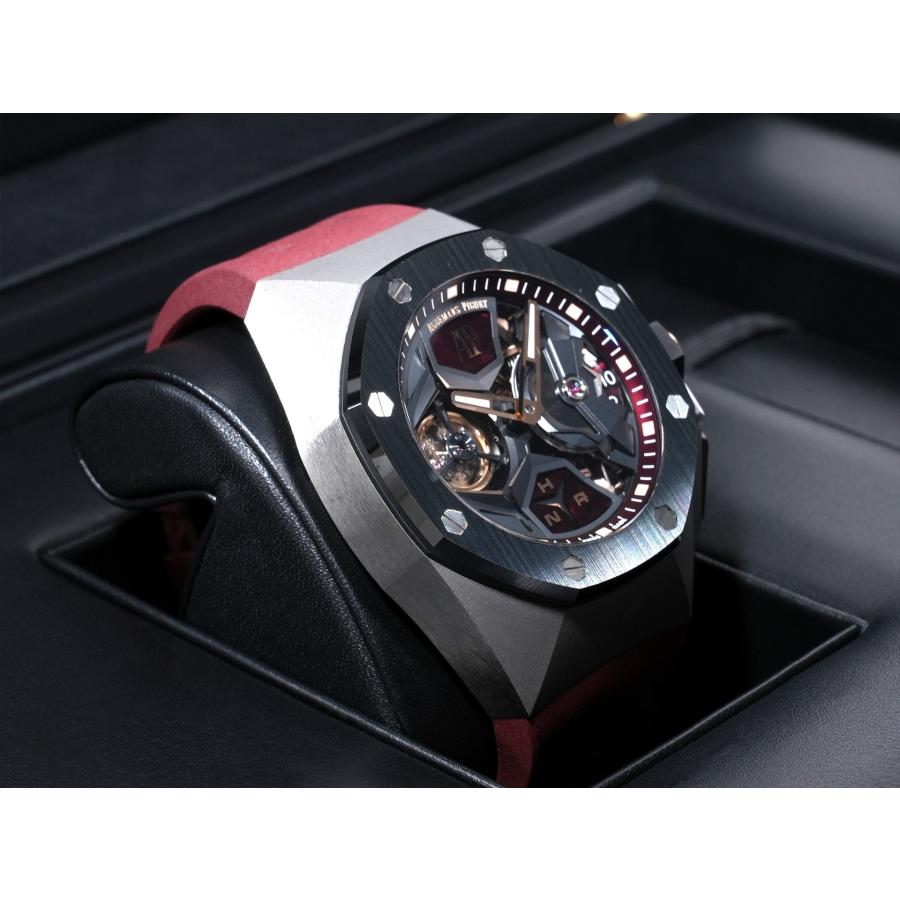 オーデマピゲ ロイヤルオーク コンセプト フライング トゥールビヨン GMT Ref.26589IO.OO.D500CA.01 TI ボルドー文字盤 | ロイヤルオーク | 04