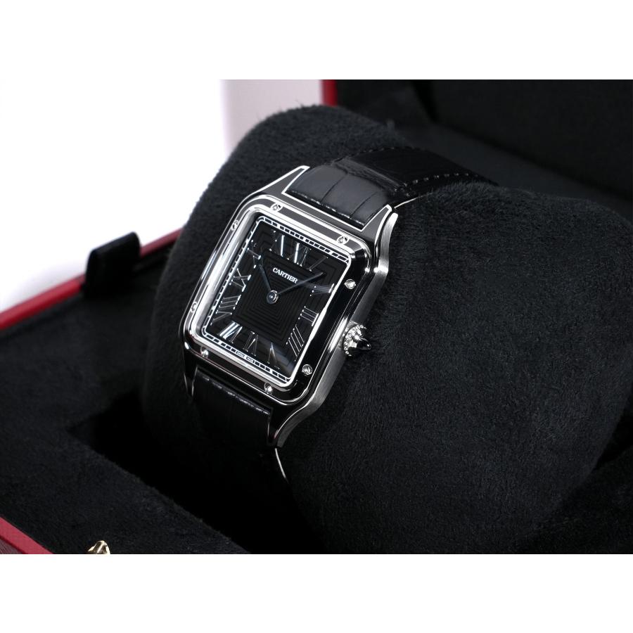 カルティエ サントス デュモン LM Ref.WSSA0046 SS ブラック文字盤 | Cartier | 03