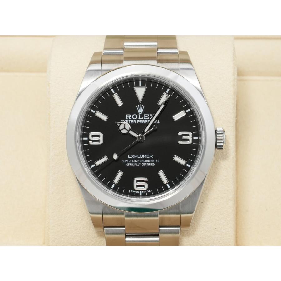 ロレックス エクスプローラーI Ref.214270 ステンレススチール ブラック文字盤 オイスターブレスレット | エクスプローラー（ROLEX） | 01