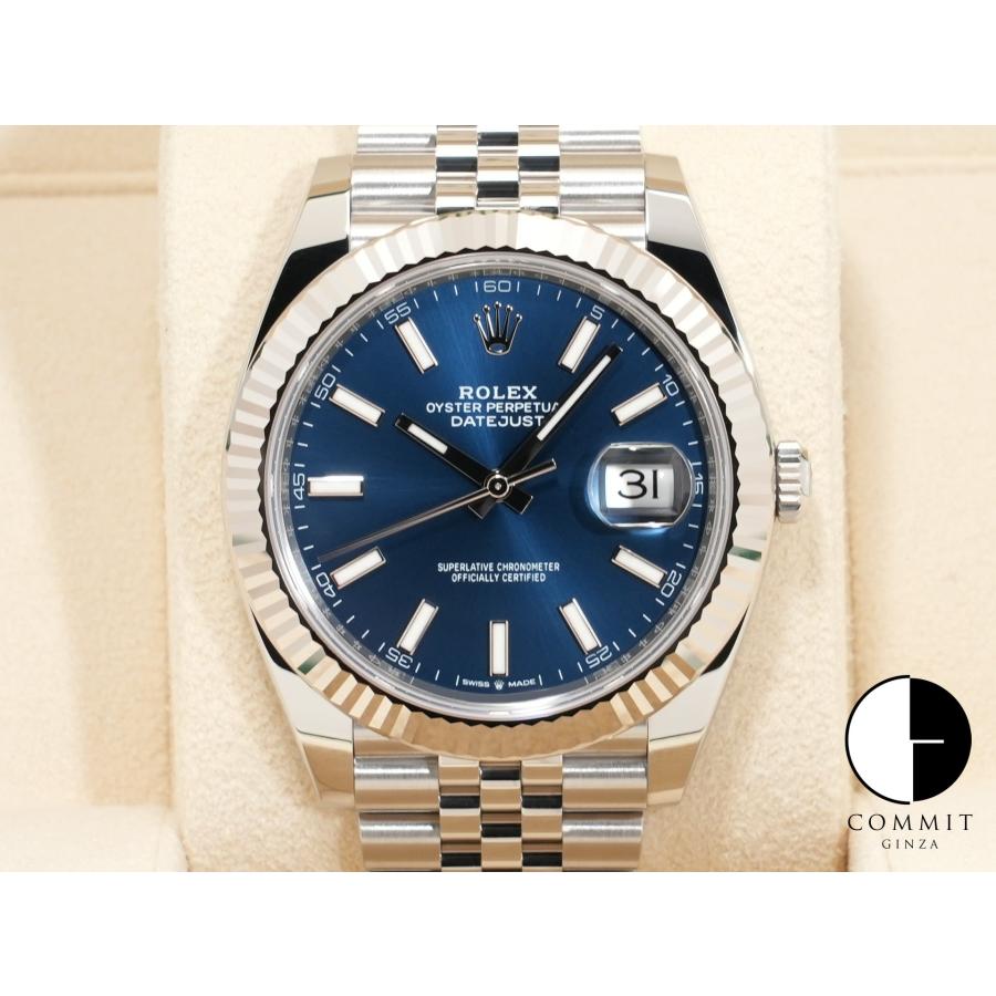 ロレックス デイトジャスト41 Ref.126334 SS/WG ブライトブルー文字盤 ジュビリーブレスレット | デイトジャスト