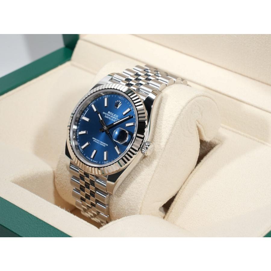 ロレックス デイトジャスト41 Ref.126334 SS/WG ブライトブルー文字盤 ジュビリーブレスレット | デイトジャスト | 03