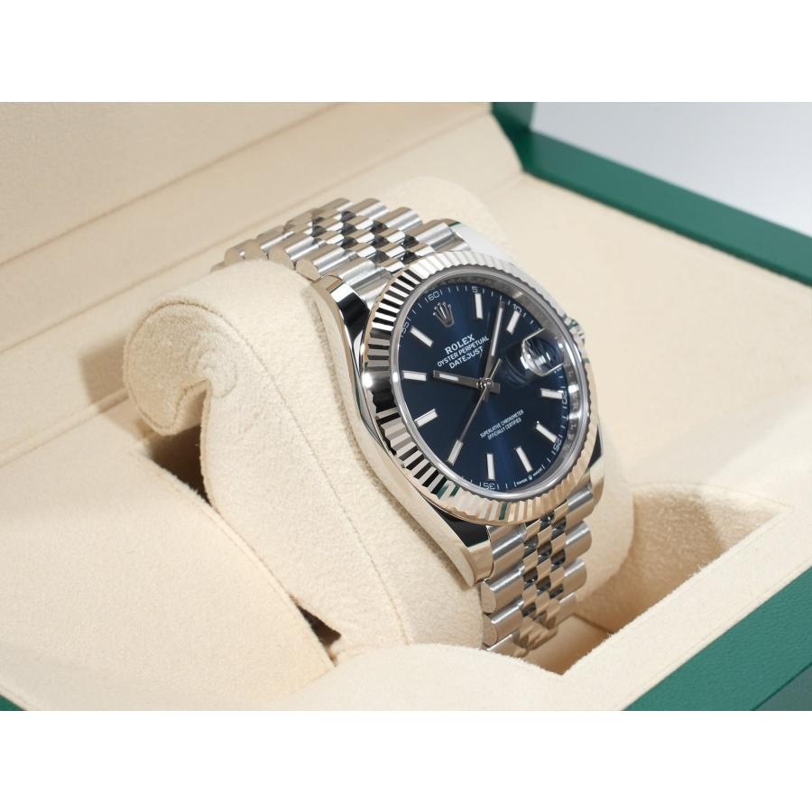 ロレックス デイトジャスト41 Ref.126334 SS/WG ブライトブルー文字盤 ジュビリーブレスレット | デイトジャスト | 04