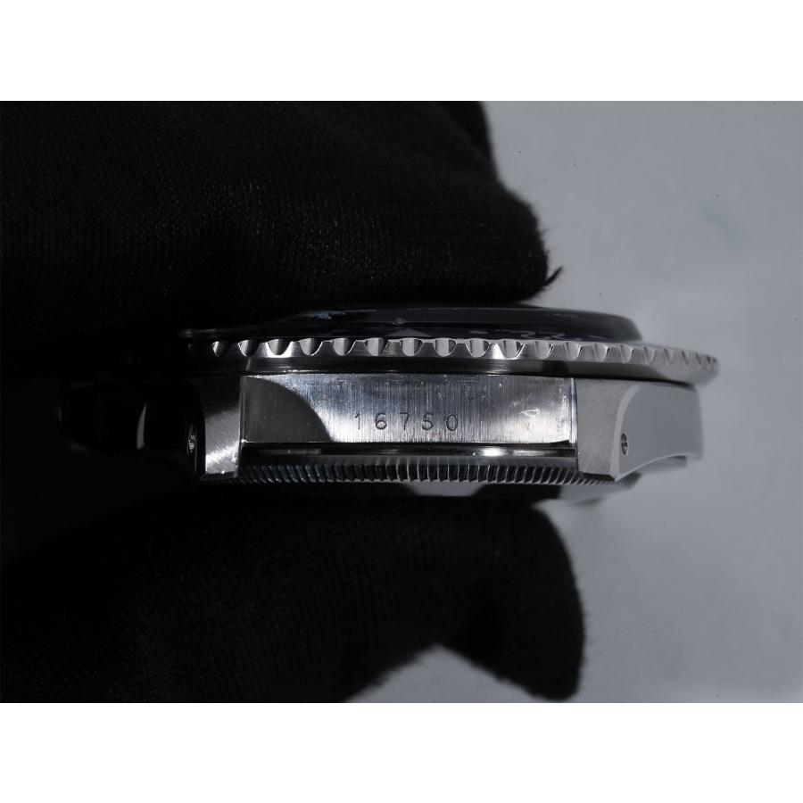 ロレックス GMTマスター Ref.16750 SS ブラック文字盤 | GMTマスター | 09