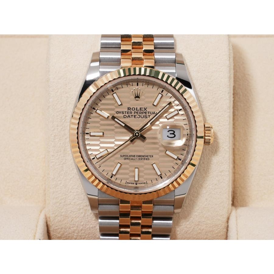 ロレックス デイトジャスト36 Ref.126233 ステンレススチール/イエローゴールド シャンパンフルーテッドモチーフ文字盤 | デイトジャスト | 01